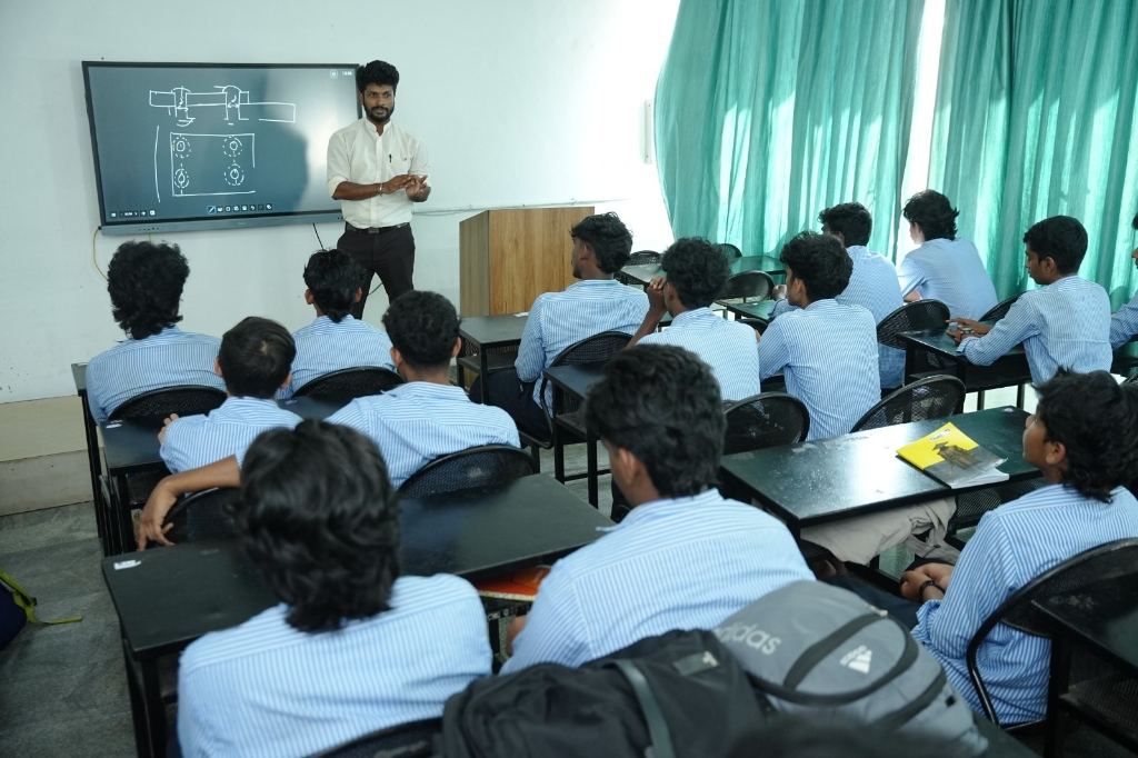 Smart Class with Interactive Board at Holy Grace Polytechnic College
